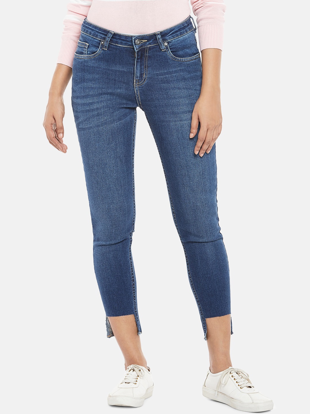 

People Women Blue Slim Fit Jeans