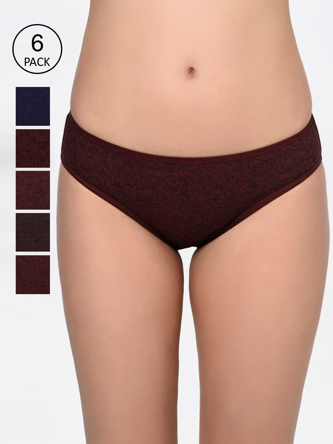 

Bodycare Women Pack Of 6 Assorted Bikini Briefs 8563B-6pcs