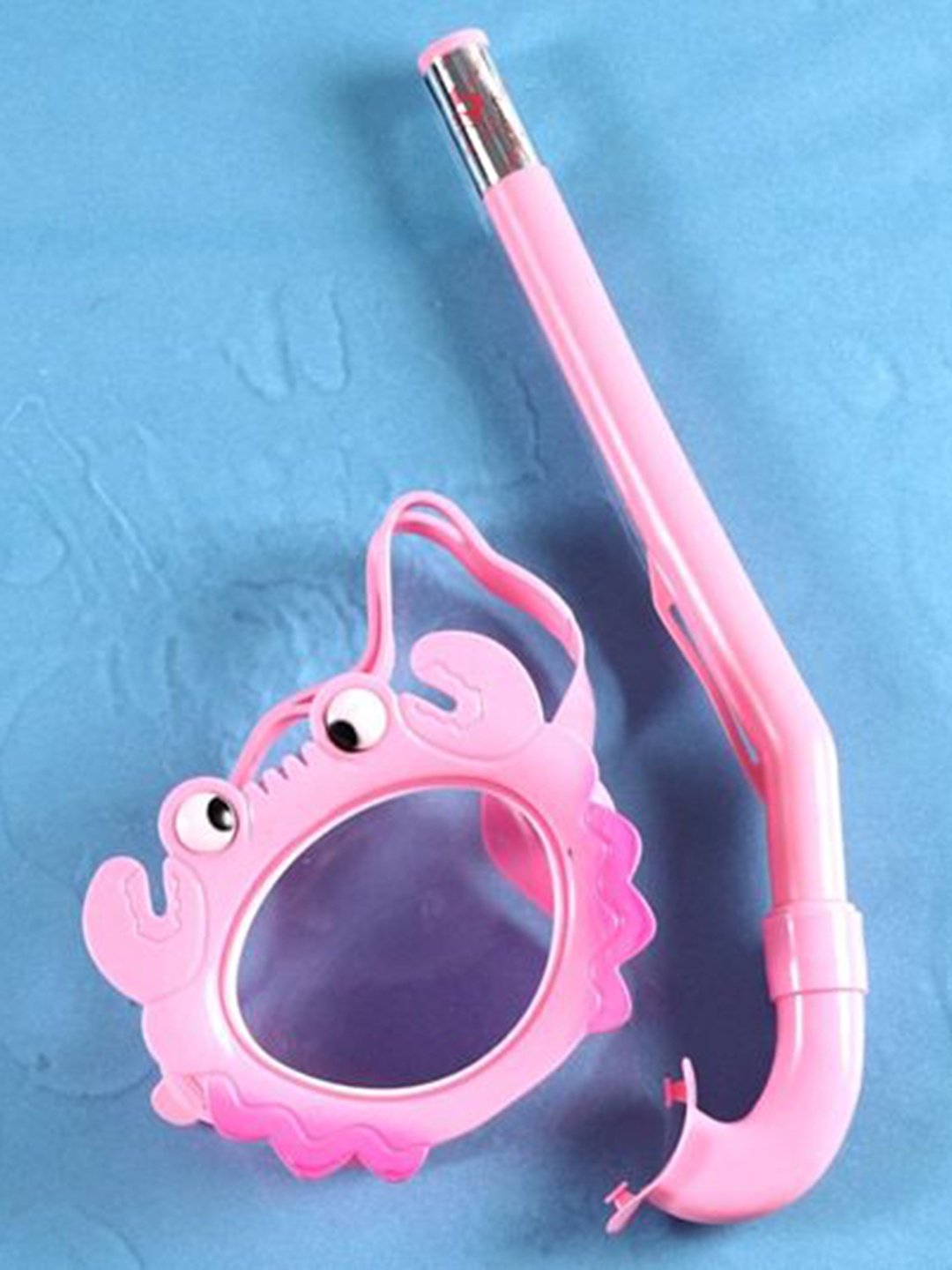 

Yellow Bee Kids Pink Crab Design Mask & Snorkel Set