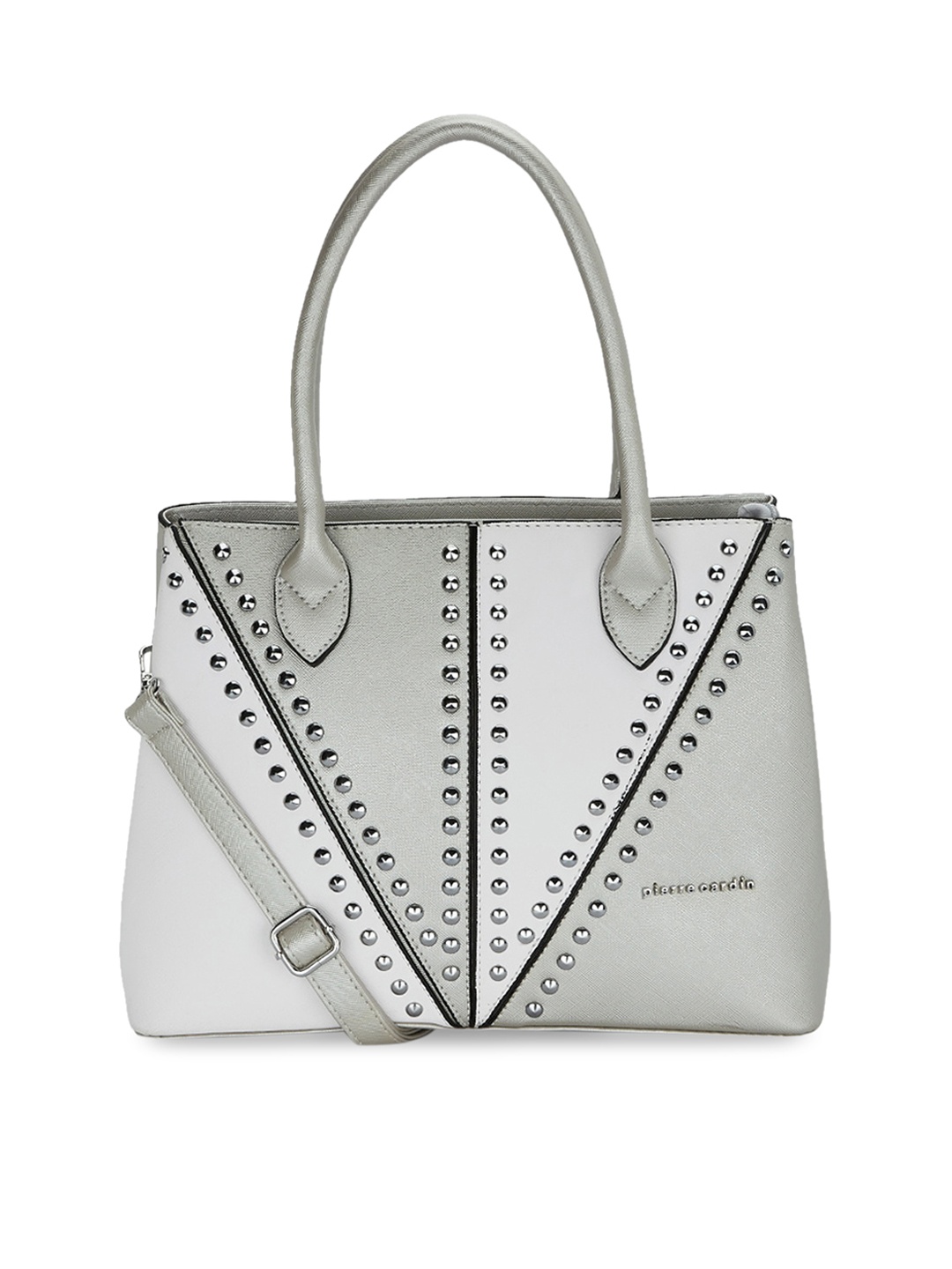

pierre cardin Grey Embellished Handheld Bag