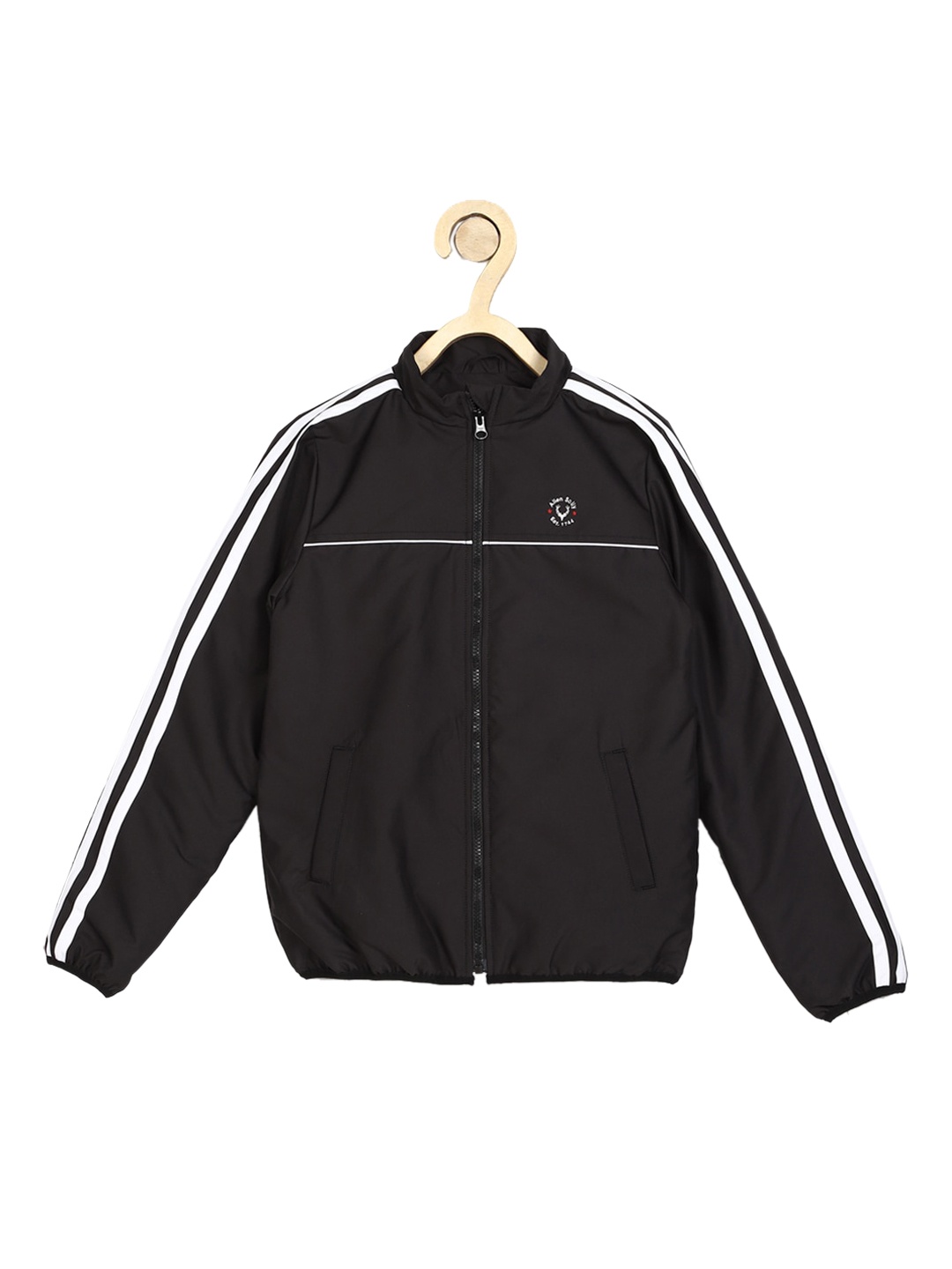 

Allen Solly Junior Boys Black Solid Bomber