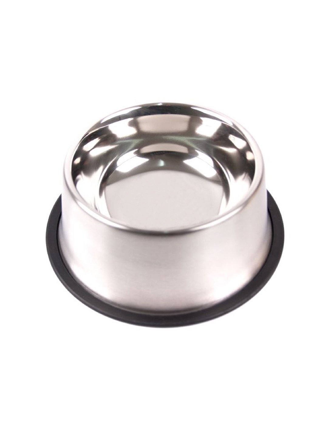 

PETS EMPIRE Silver-Toned Jumbo Anti-Skid Dog Feeding Bowl 1600ml