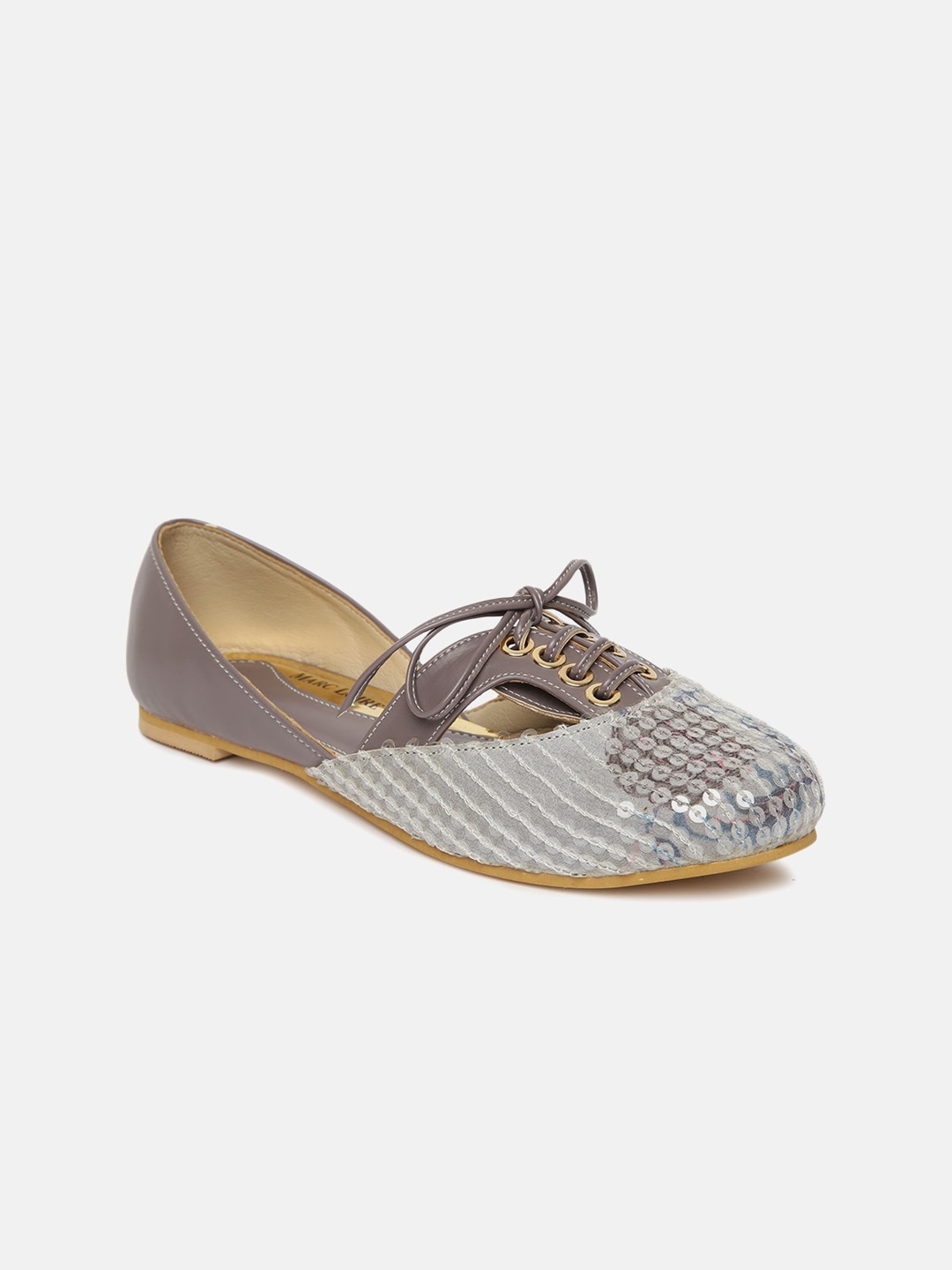 

Marc Loire Women Grey Embellished Ballerinas