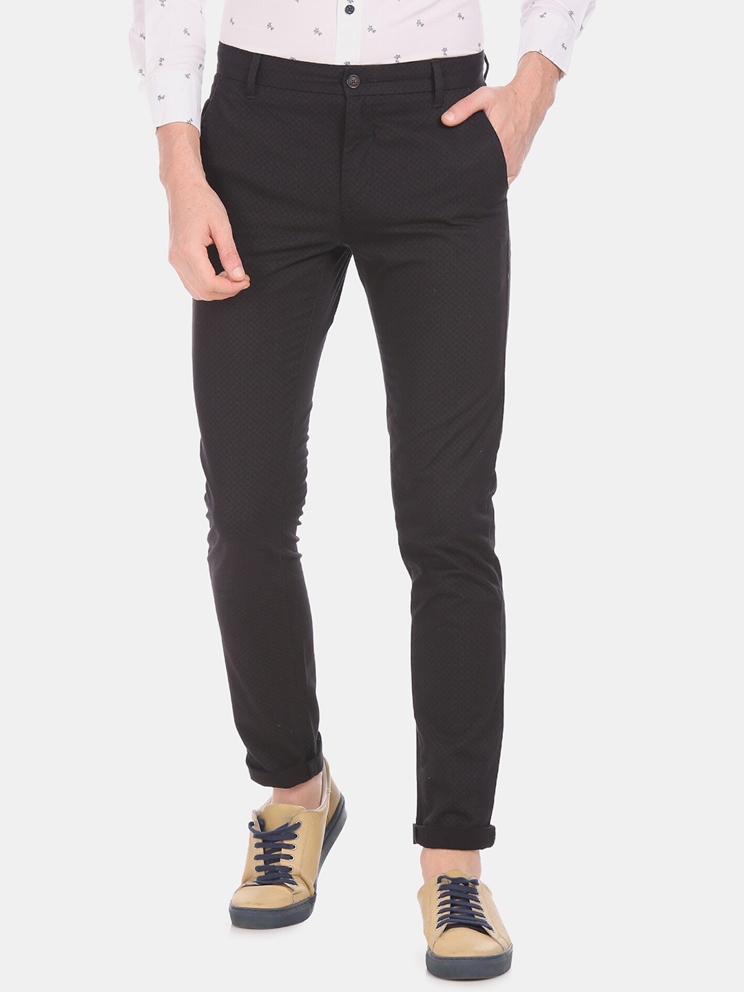 

Arrow Sport Men Brown Slim Fit Solid Regular Trousers