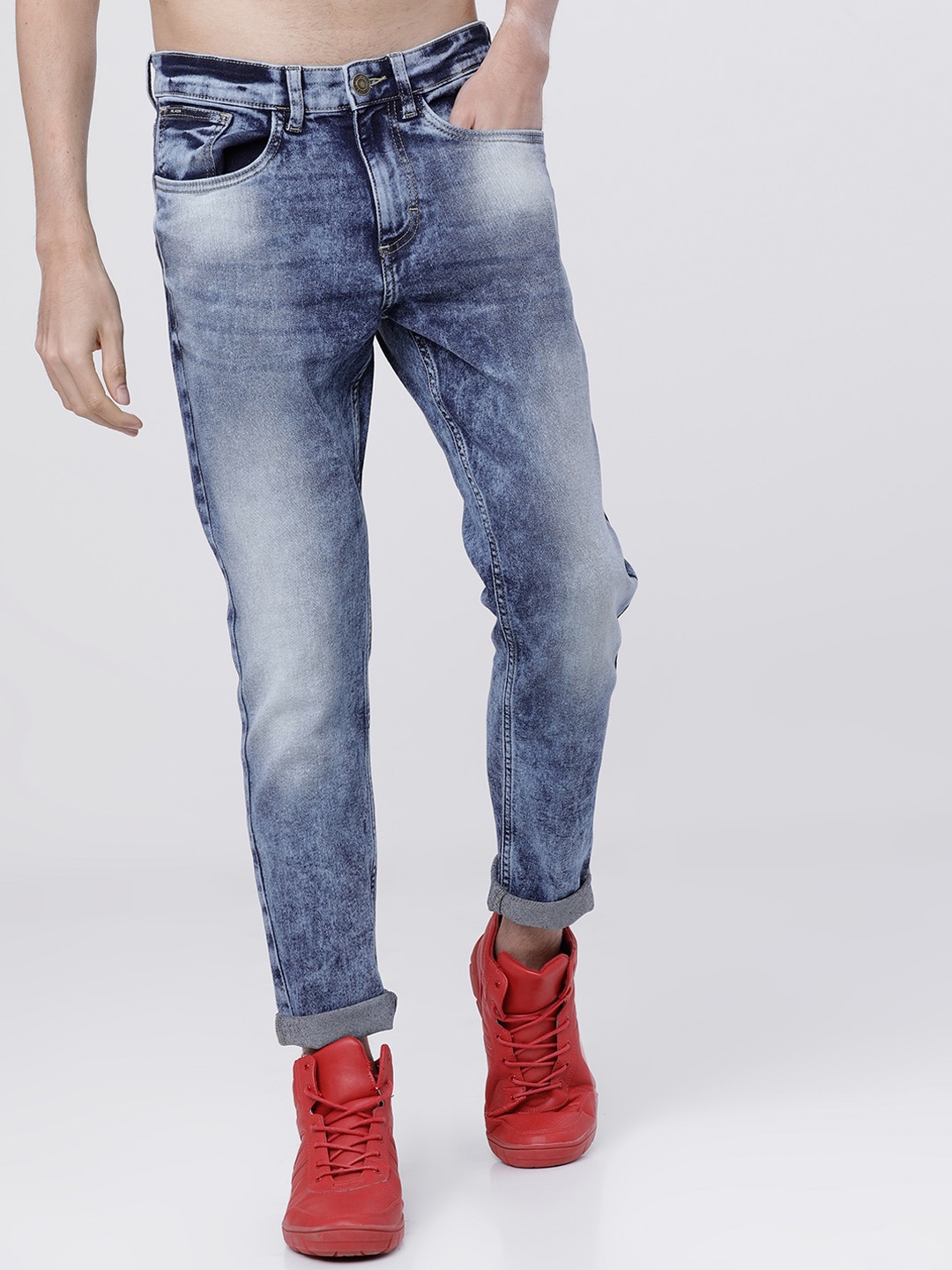 

HIGHLANDER Men Blue Tapered Fit Jeans