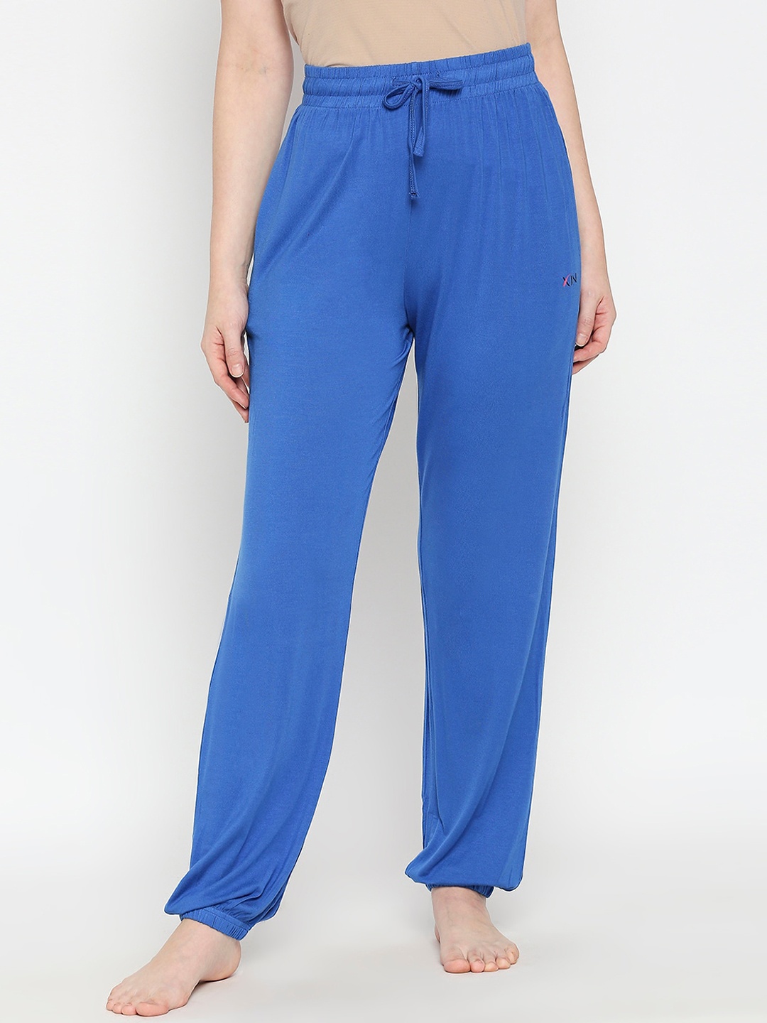 

XIN Women Blue Solid Lounge Pants