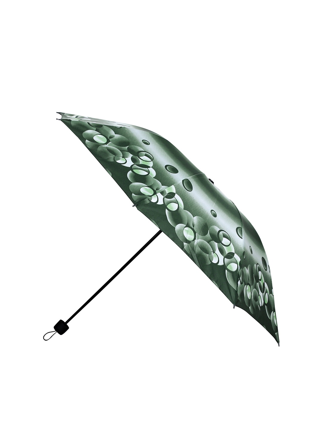 

LOOM LEGACY Green & White Printed 3 Fold Manual Umbrella