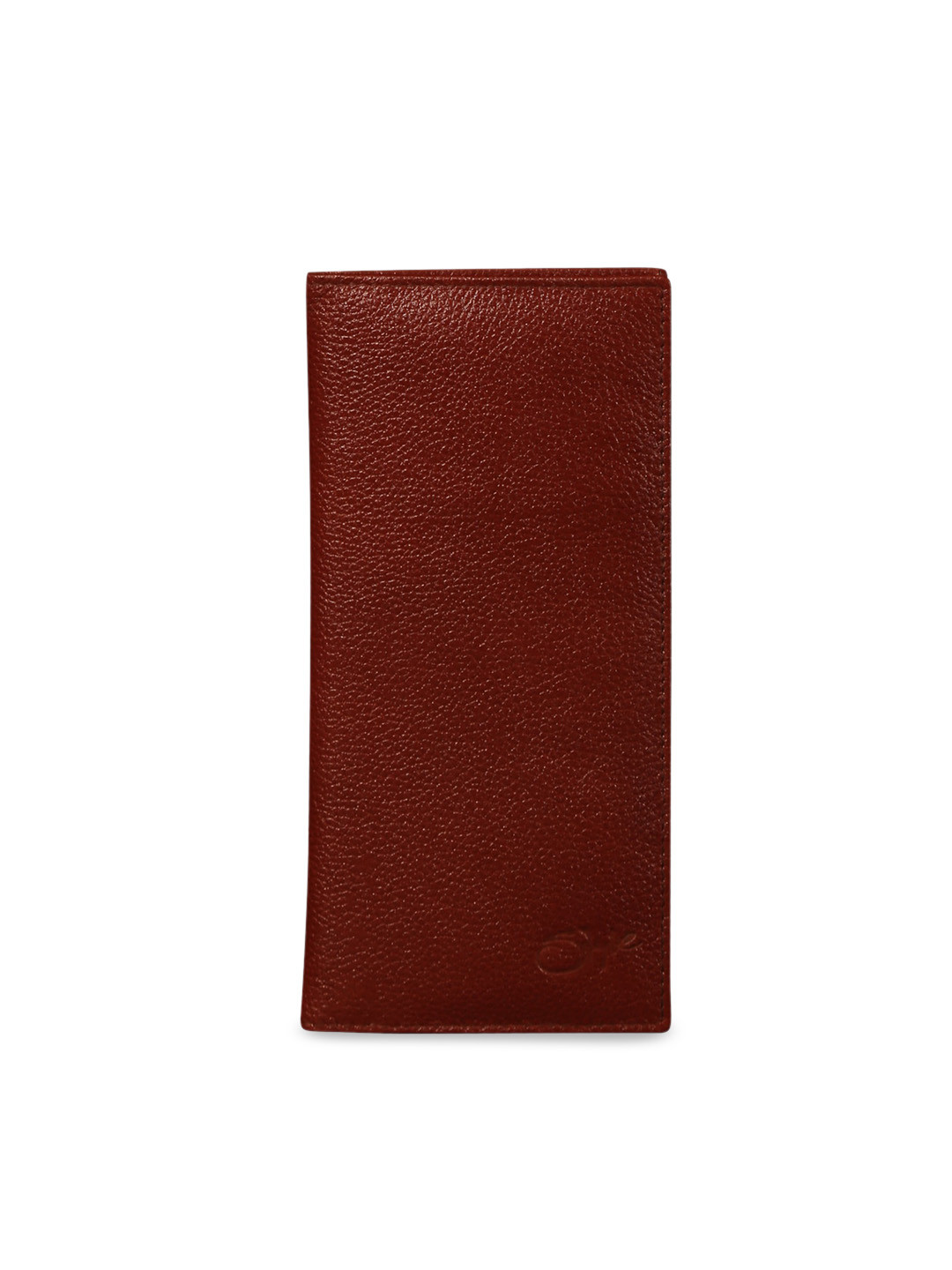 

Style SHOES Unisex Maroon Solid Leather Card Holder