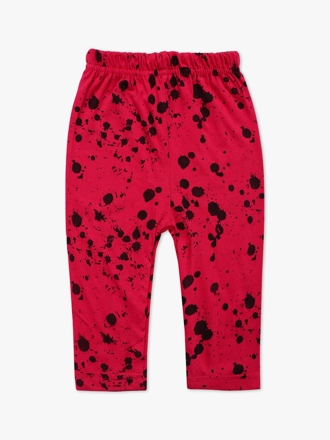 

DIAZ Infant Kids Pink & Black Printed Ankle-Length Leggings