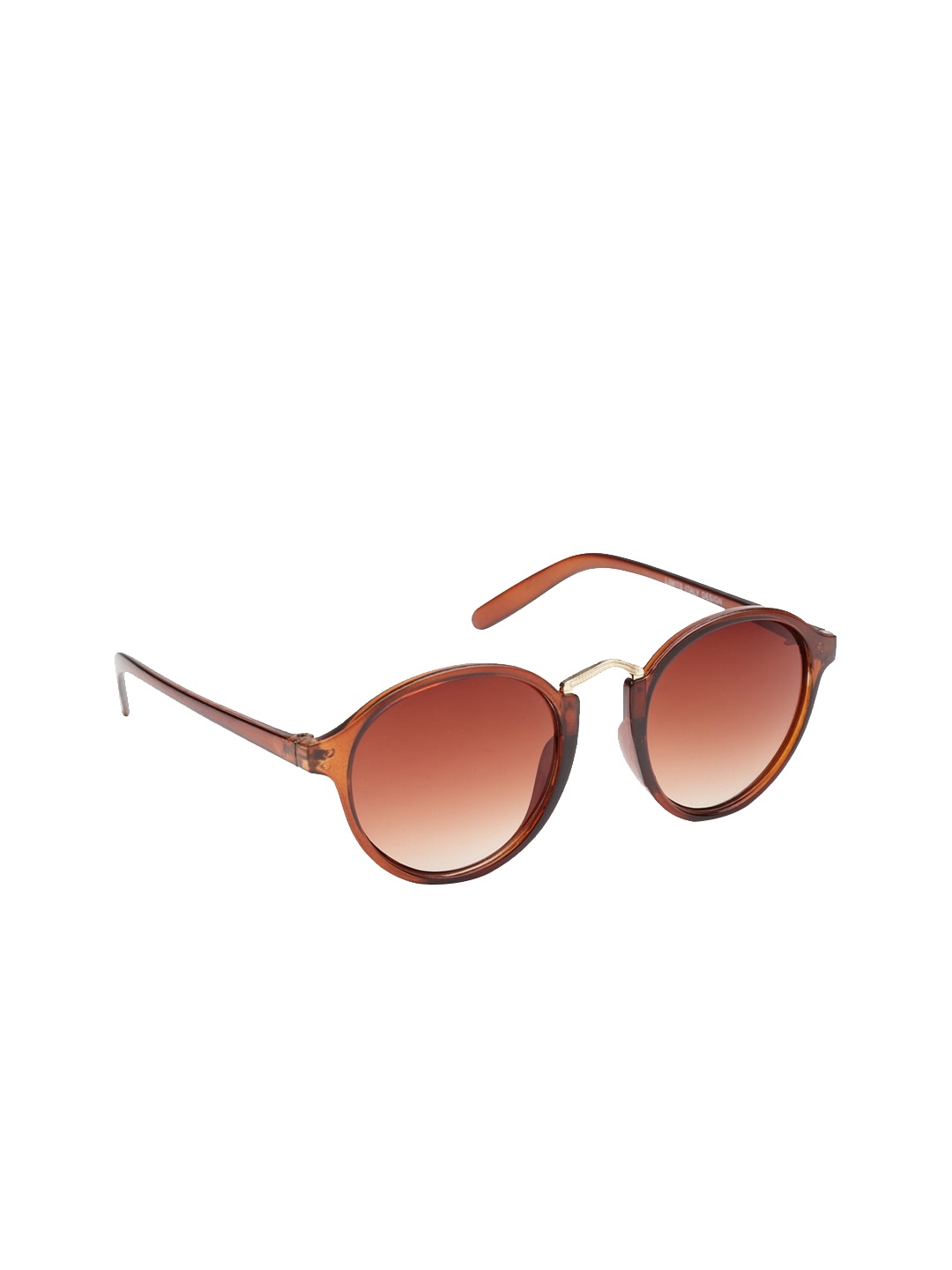 

Get Glamr Unisex UV Protected Round Sunglasses SG-UN-MT-1430D-9, Brown