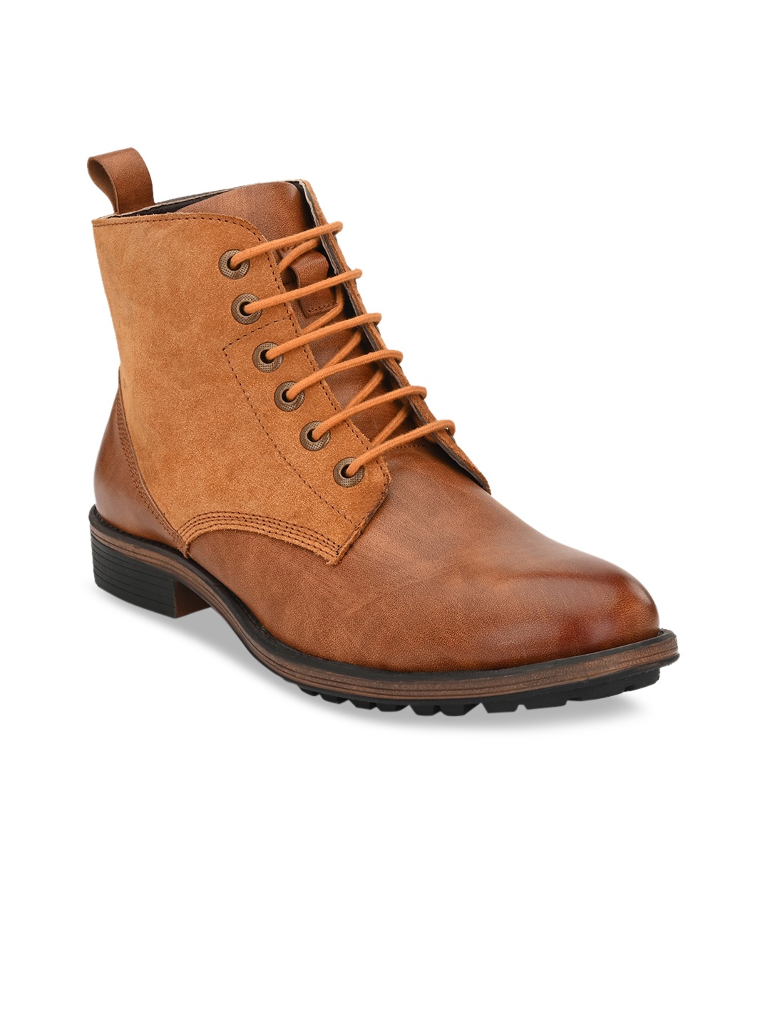 

Big Fox Men Brown Solid Flat Boots