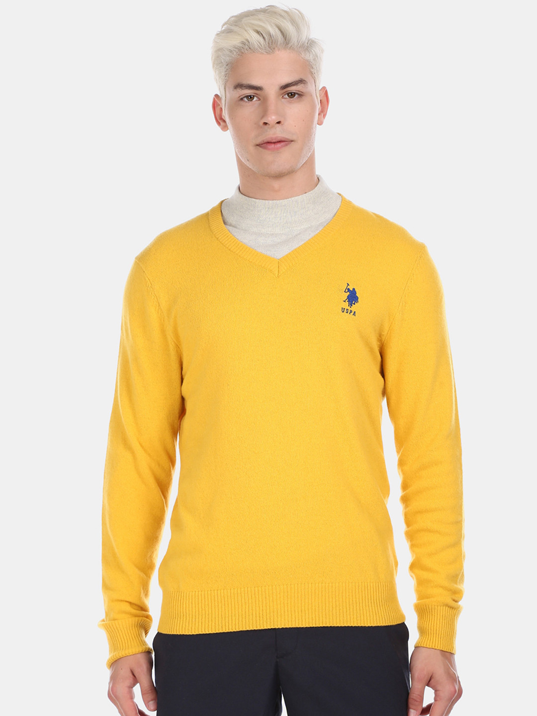 

U.S. Polo Assn. Men Yellow Solid