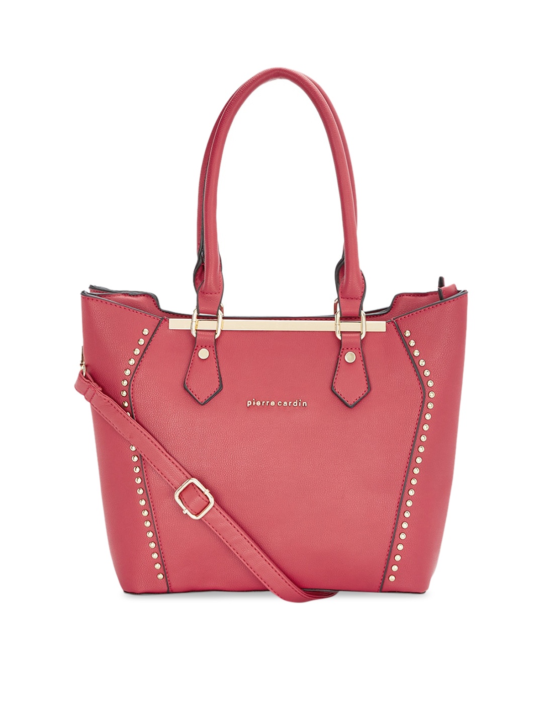 

pierre cardin Pink Solid Handheld Bag