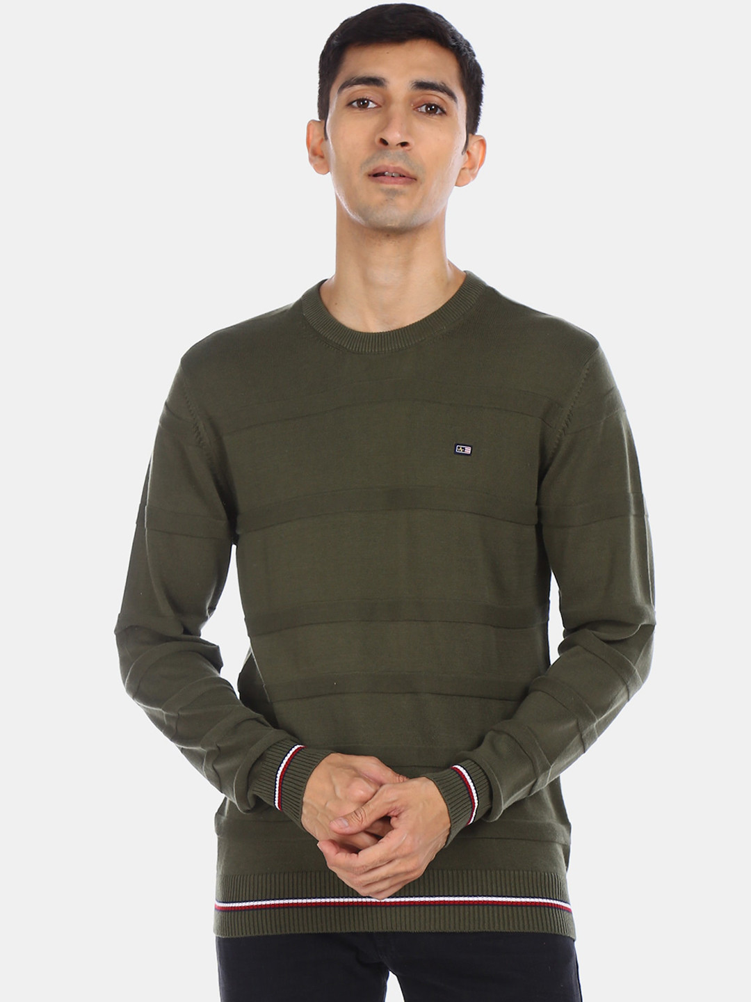 

Arrow Sport Men Green Solid