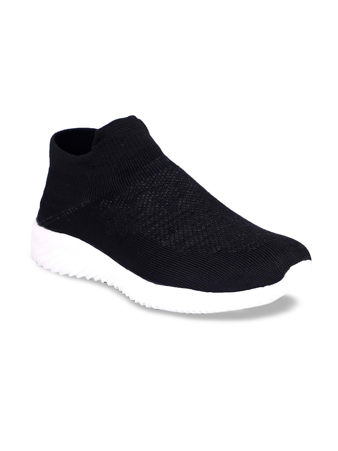 aadi Men Woven Design Sneakers, Black