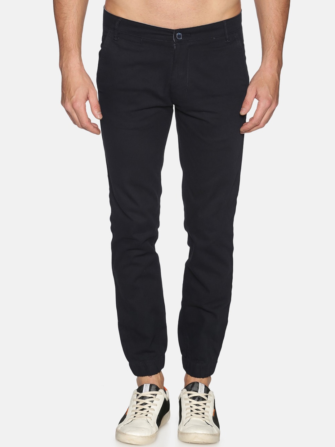 

Chennis Men Navy Blue Regular Fit Solid Joggers