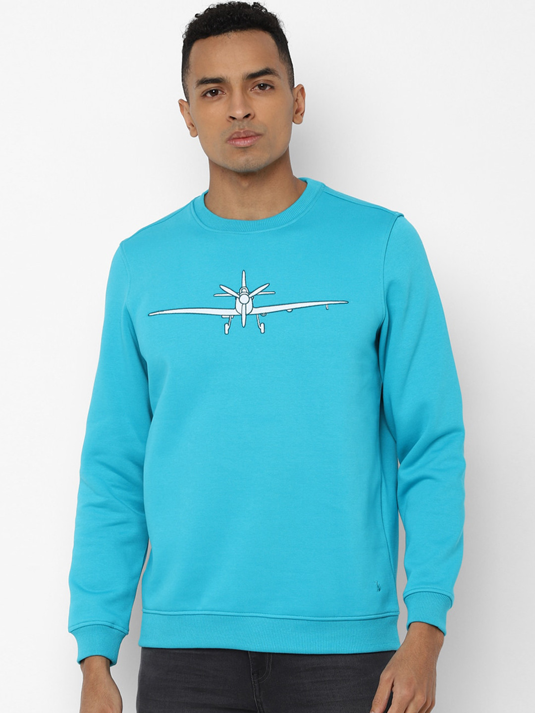 

SIMON CARTER LONDON Men Blue Printed Sweatshirt