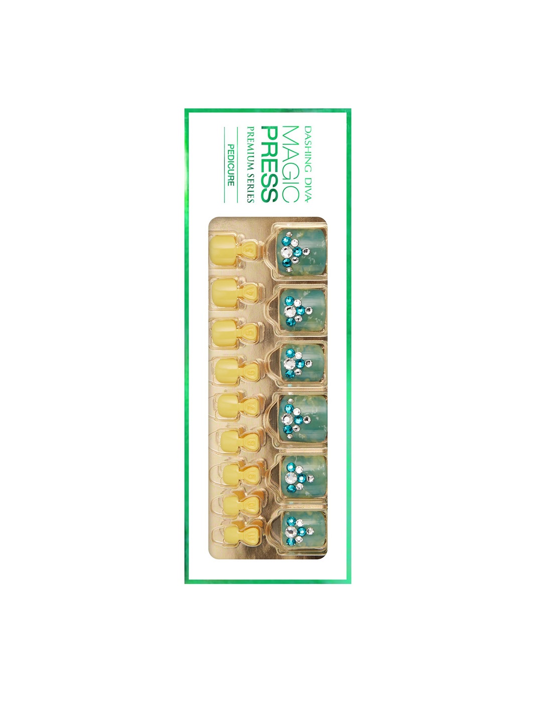 

Dashing Diva Magic Press Lime Mohito Artificial Nails, Green