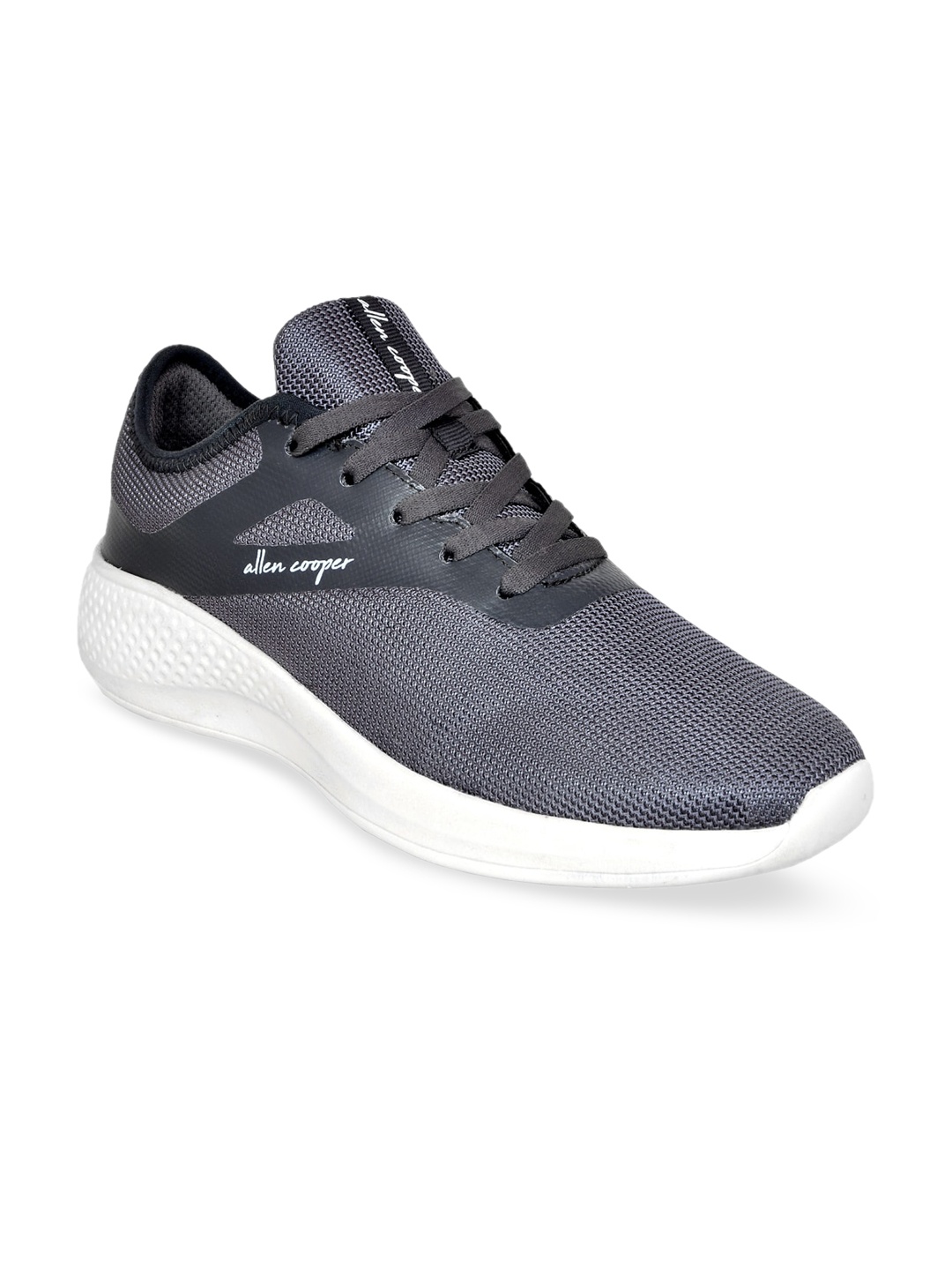 

Allen Cooper Men Grey Mesh Running Shoes