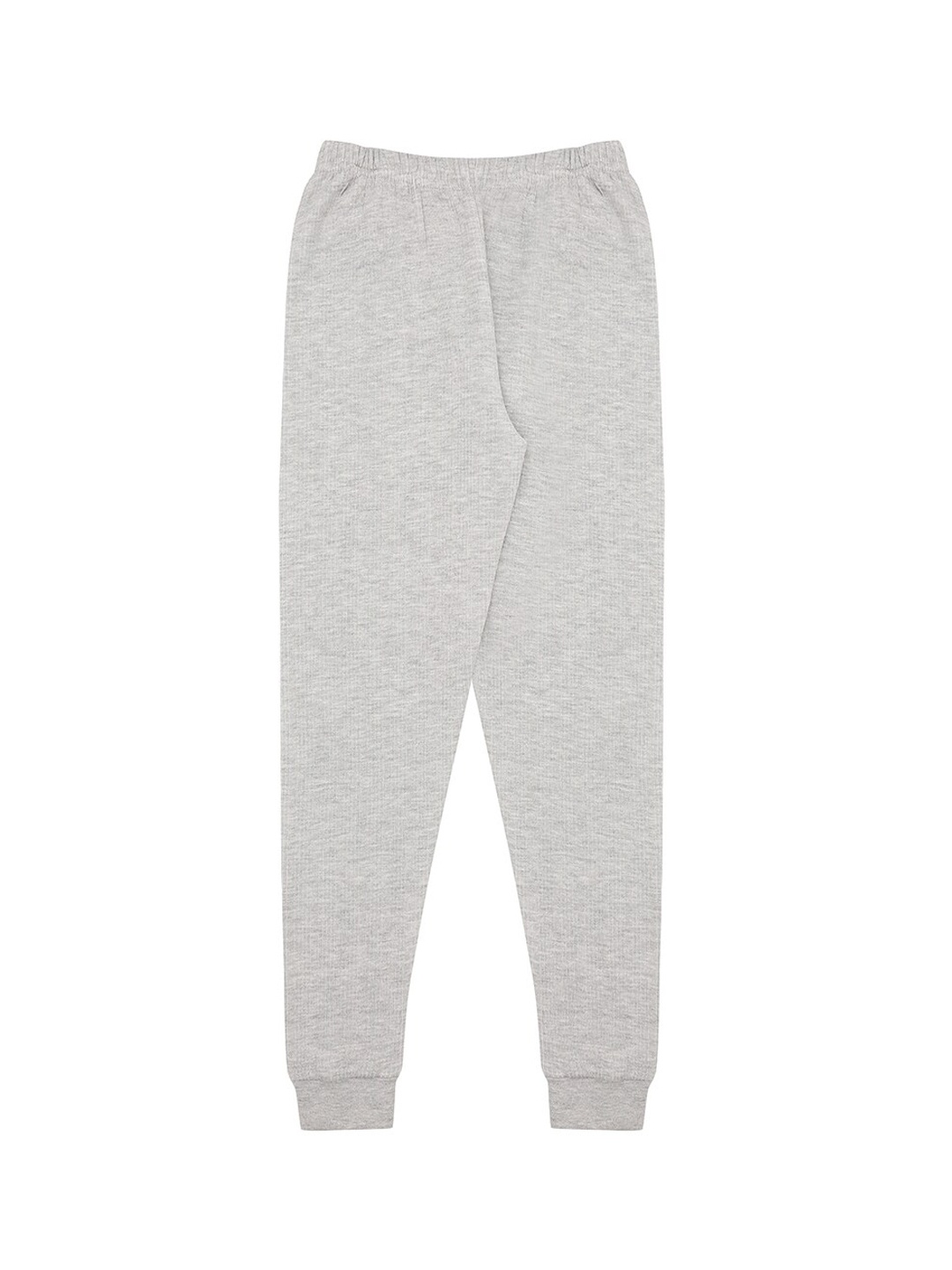 

Pantaloons Junior Boys Grey Melange Solid Thermal Bottoms