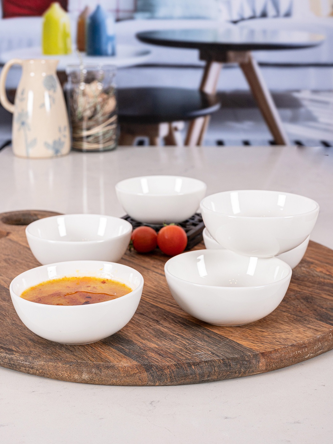 

GOODHOMES White Set of 6 Bowls