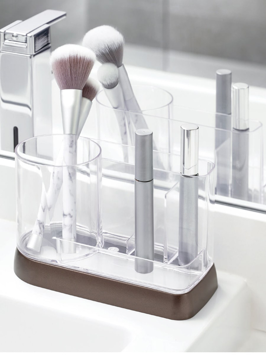 

INTERDESIGN Unisex Transparent Vanity Organiser