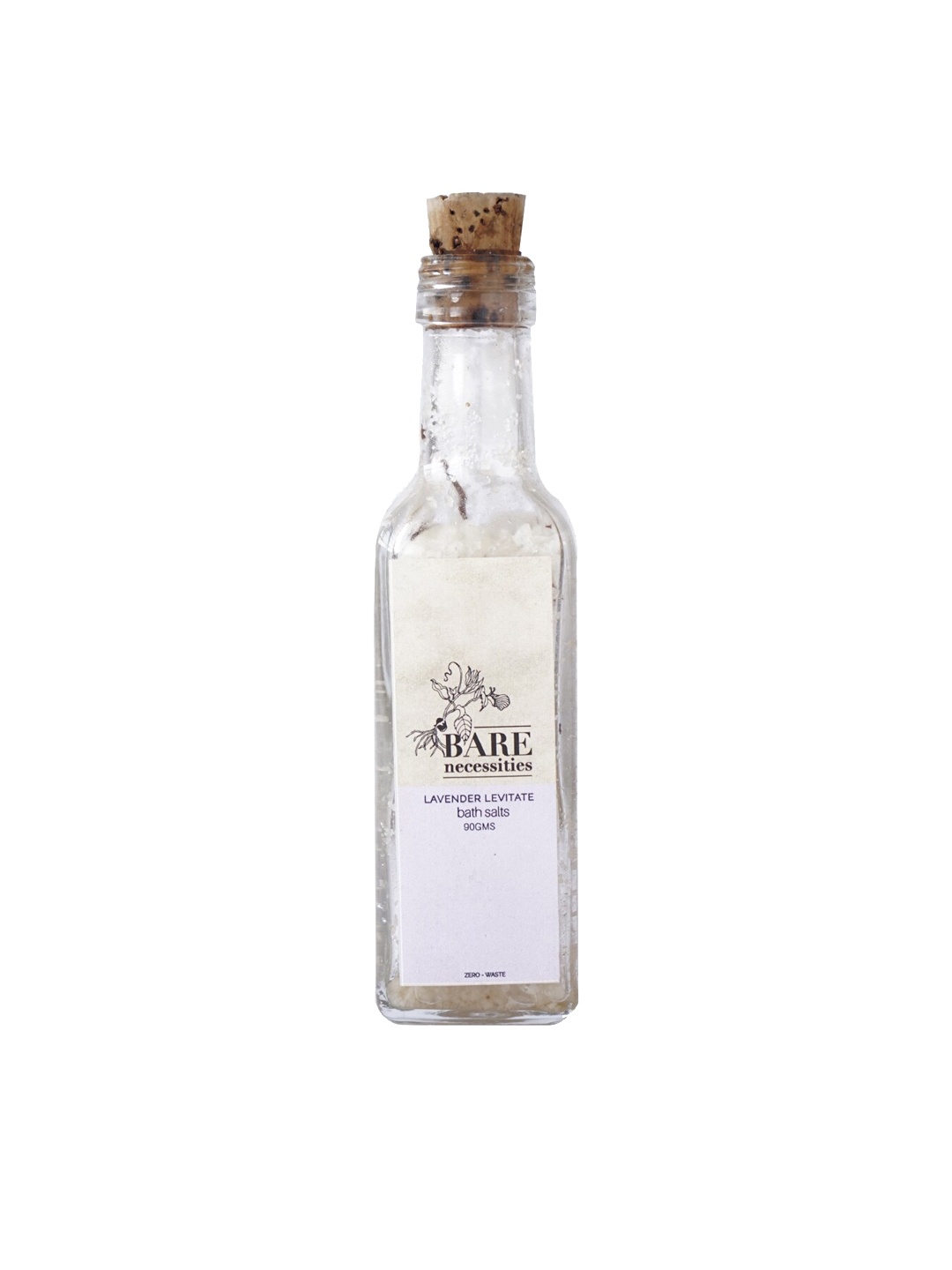 Bare Necessities Lavender Levitate Bath Salts 90 gm, White