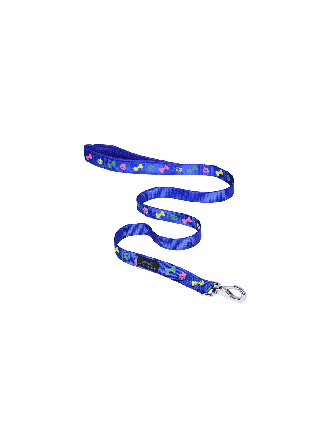 

PETS EMPIRE Blue & Yellow Printed Nylon Dog Training Lead