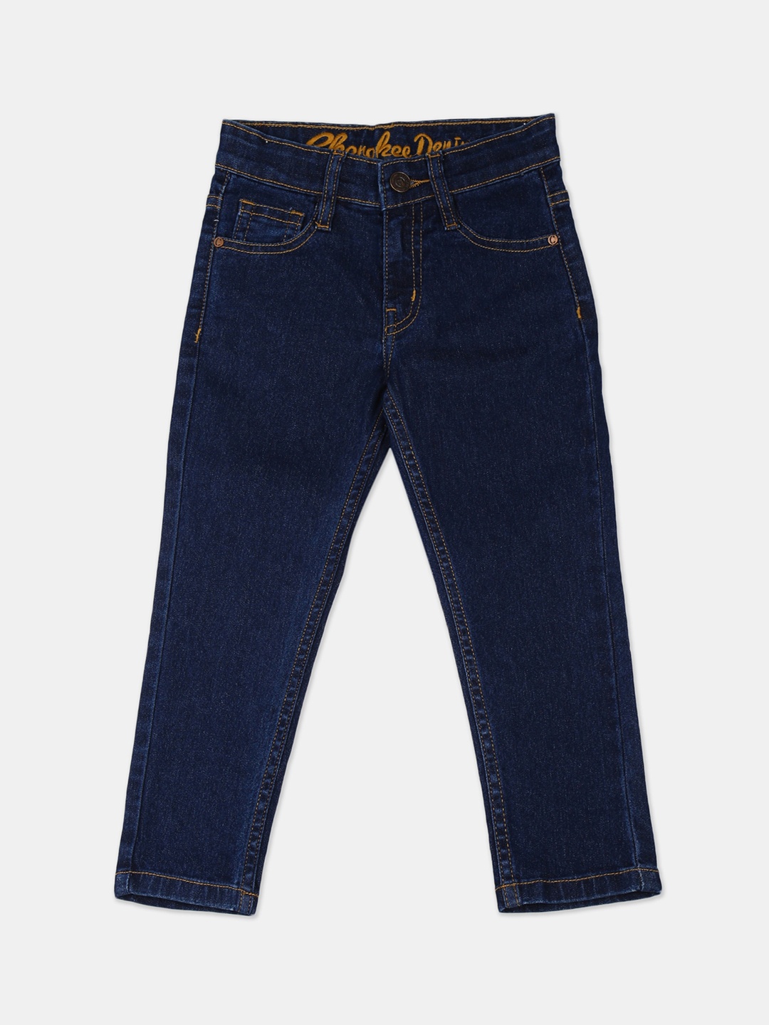

Cherokee Boys Blue Slim Fit Mid-Rise Clean Look Jeans