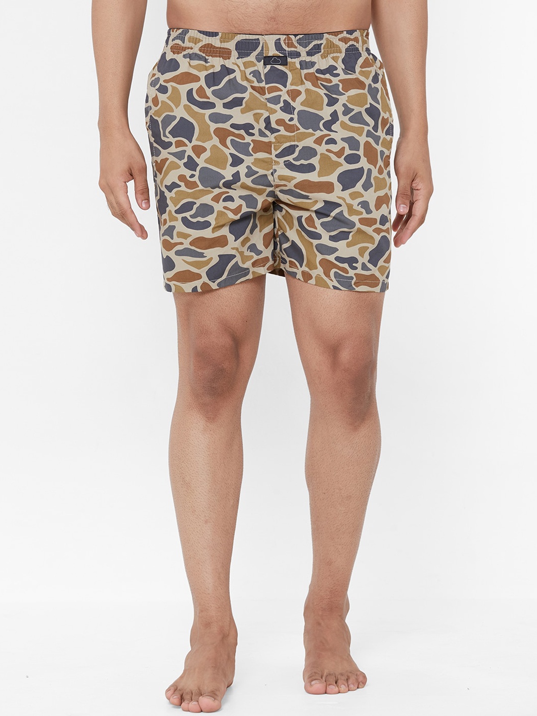

Sweet Dreams Men Beige & Grey Printed Boxers 8905017681162