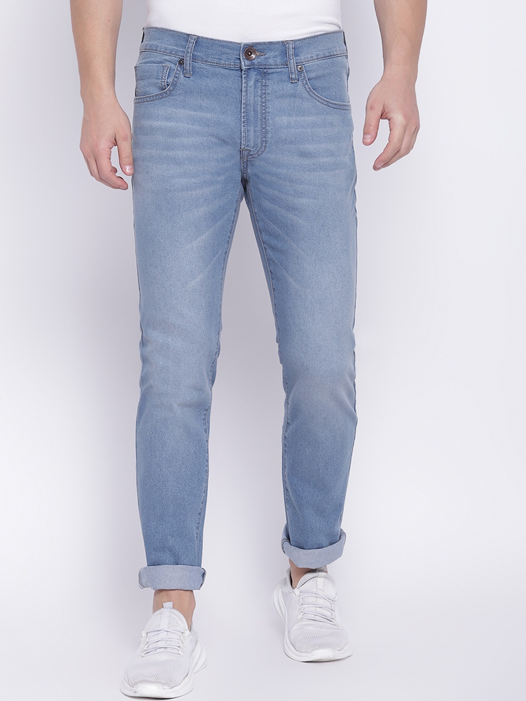 

Pepe Jeans Men Blue Slim Fit Mid-Rise Clean Look Jeans
