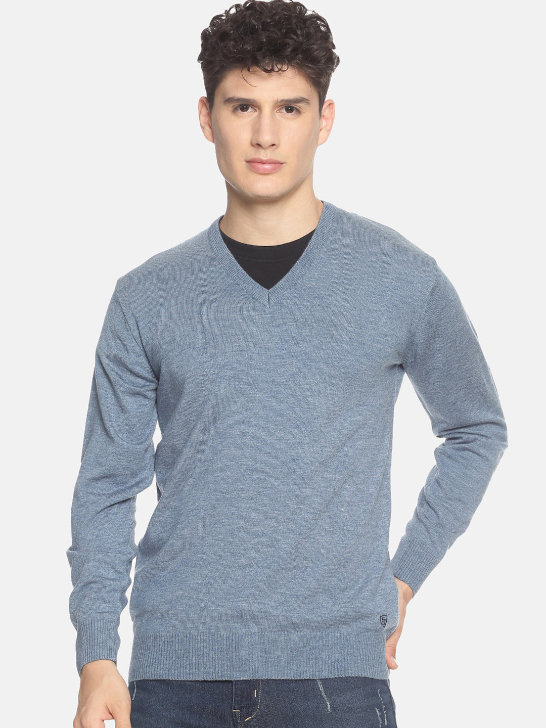 

513 Men Blue Solid