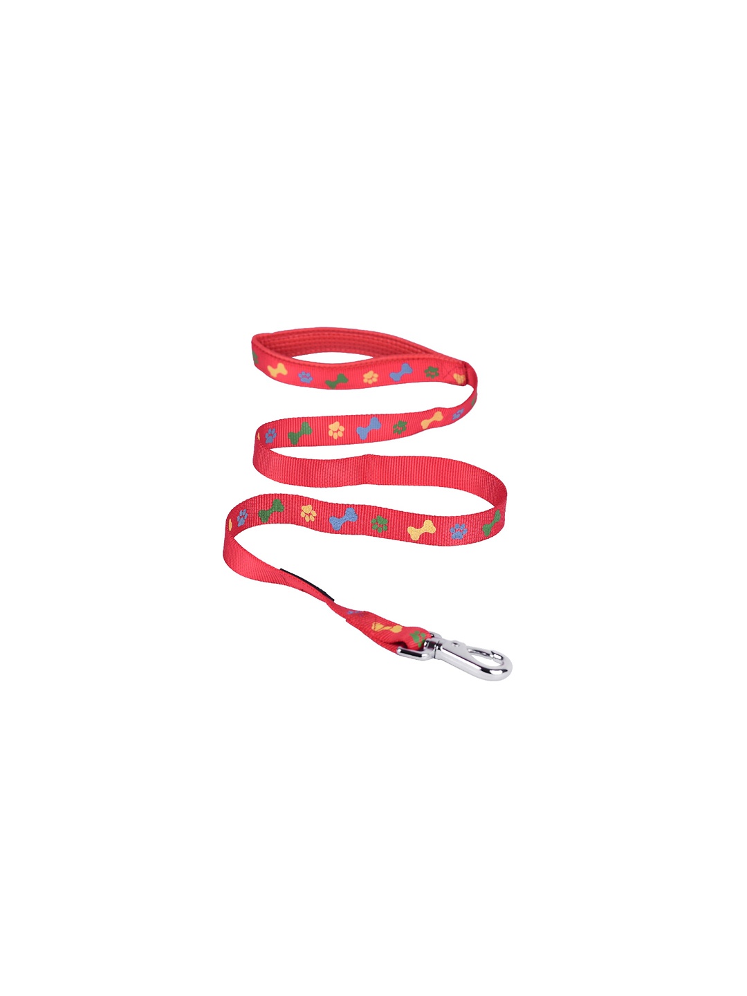 

PETS EMPIRE Red & Yellow Printed Nylon Dog Training Lead