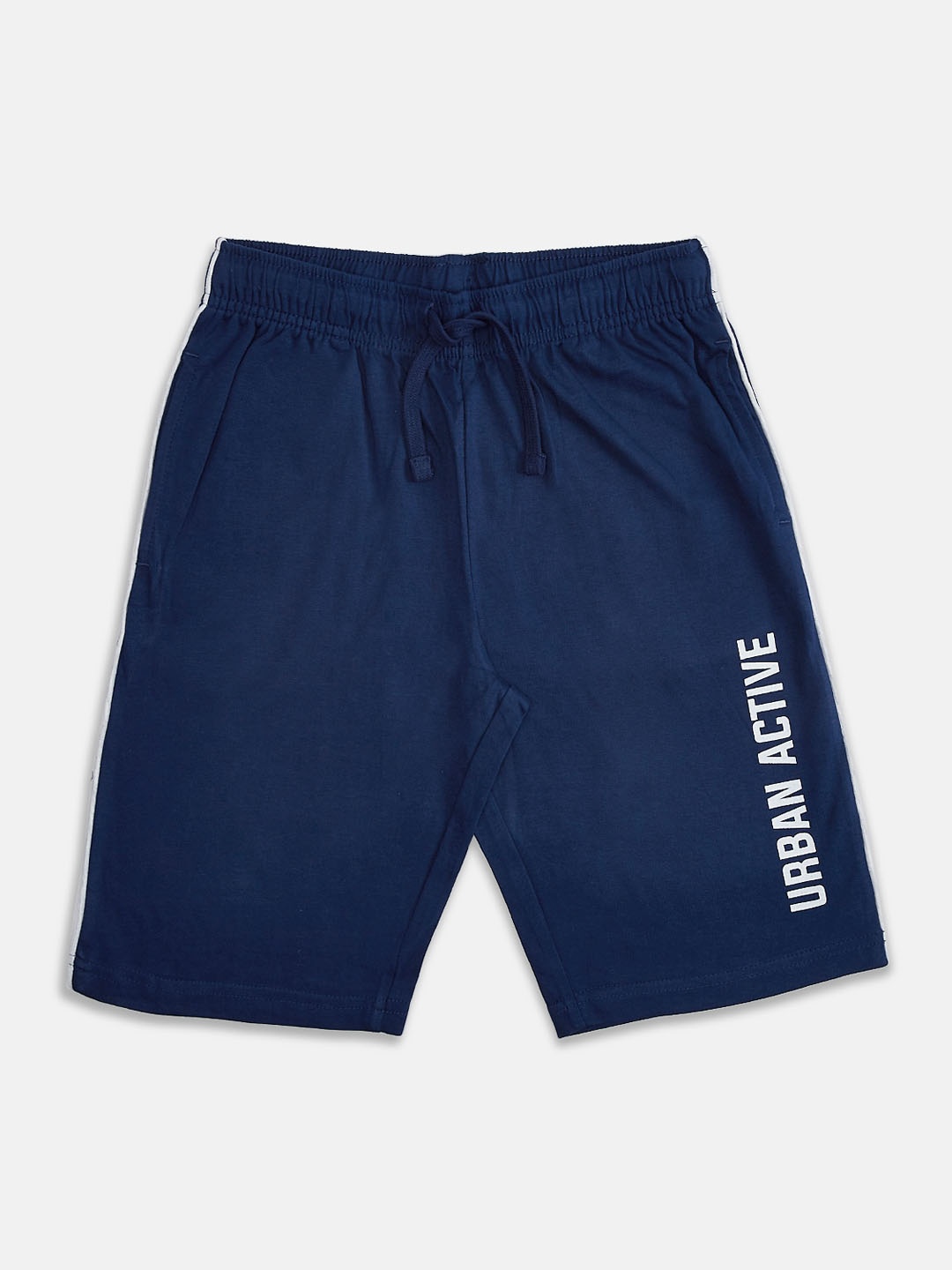 

Pantaloons Junior Boys Blue Solid Regular Fit Cotton Regular Shorts