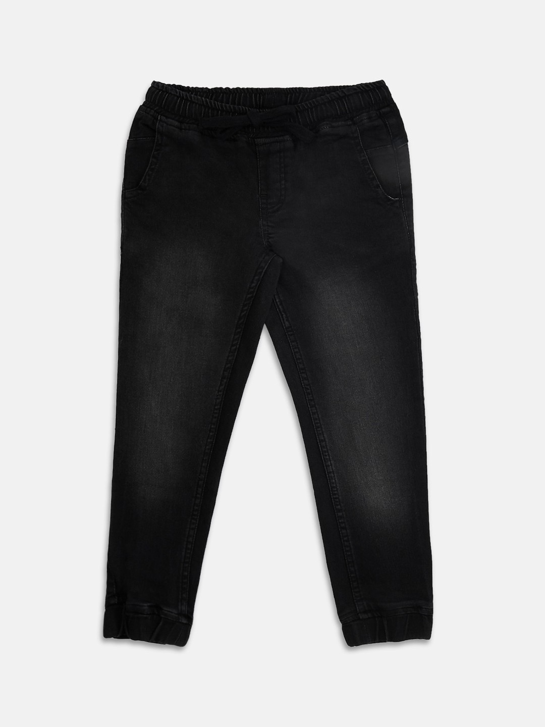 

Pantaloons Junior Boys Black Tapered Fit Jeans
