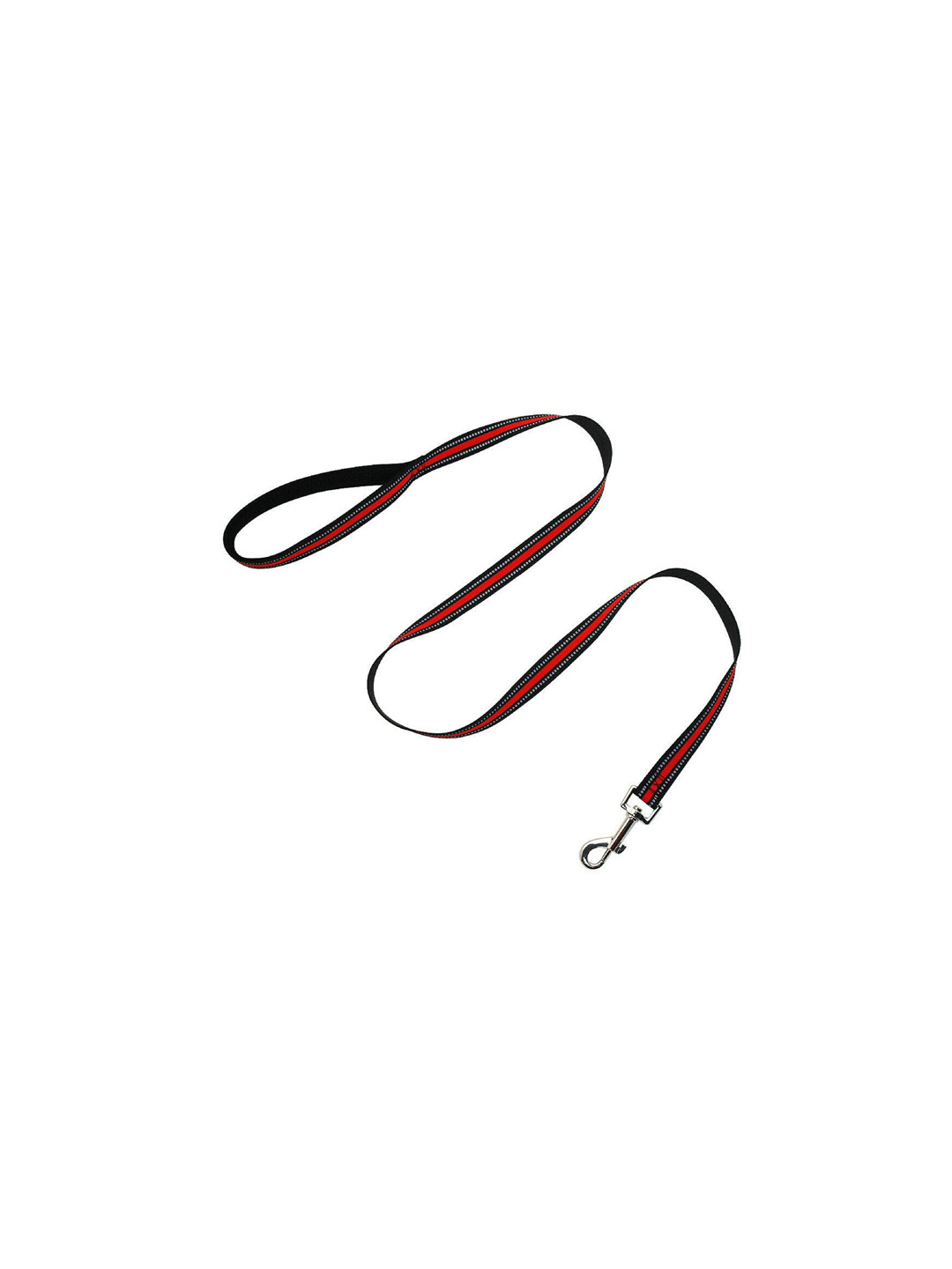

PETS EMPIRE Red & Black Self-Design Reflective Training Dog Leash