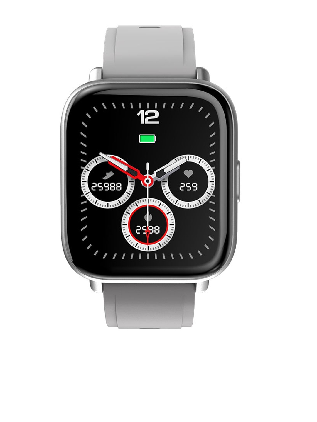 

Molife Unisex Sense500 IP68 Rated Infinity Display Calling Smart Watch, Silver