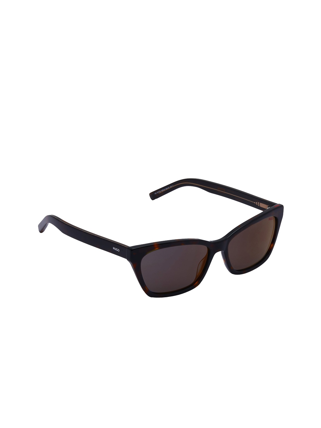 

HUGO Women Gold Cateye UV Protected Sunglasses HG 1077/S 1NR 56JO, Black