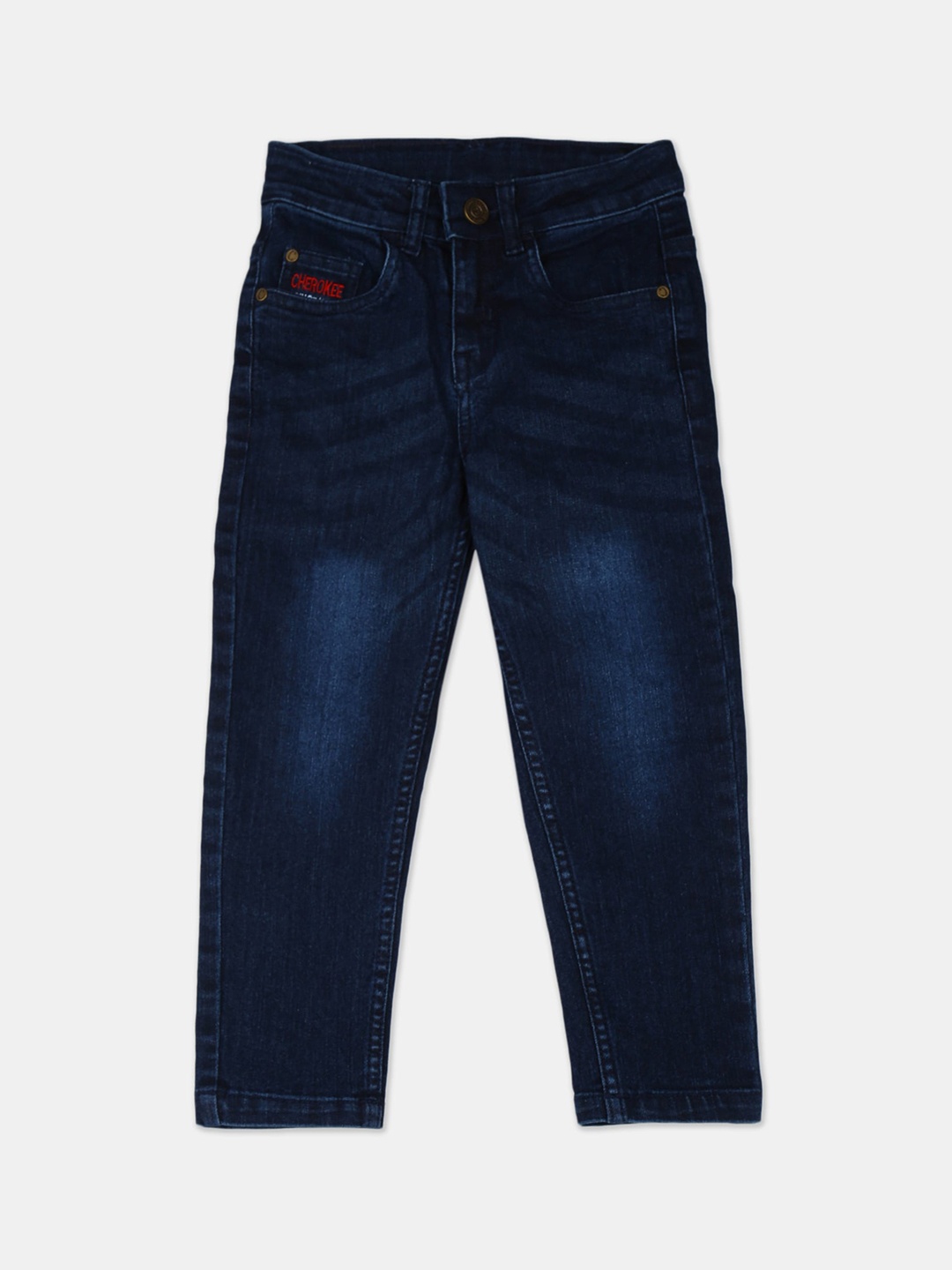 

Cherokee Boys Blue Slim Fit Mid-Rise Clean Look Jeans