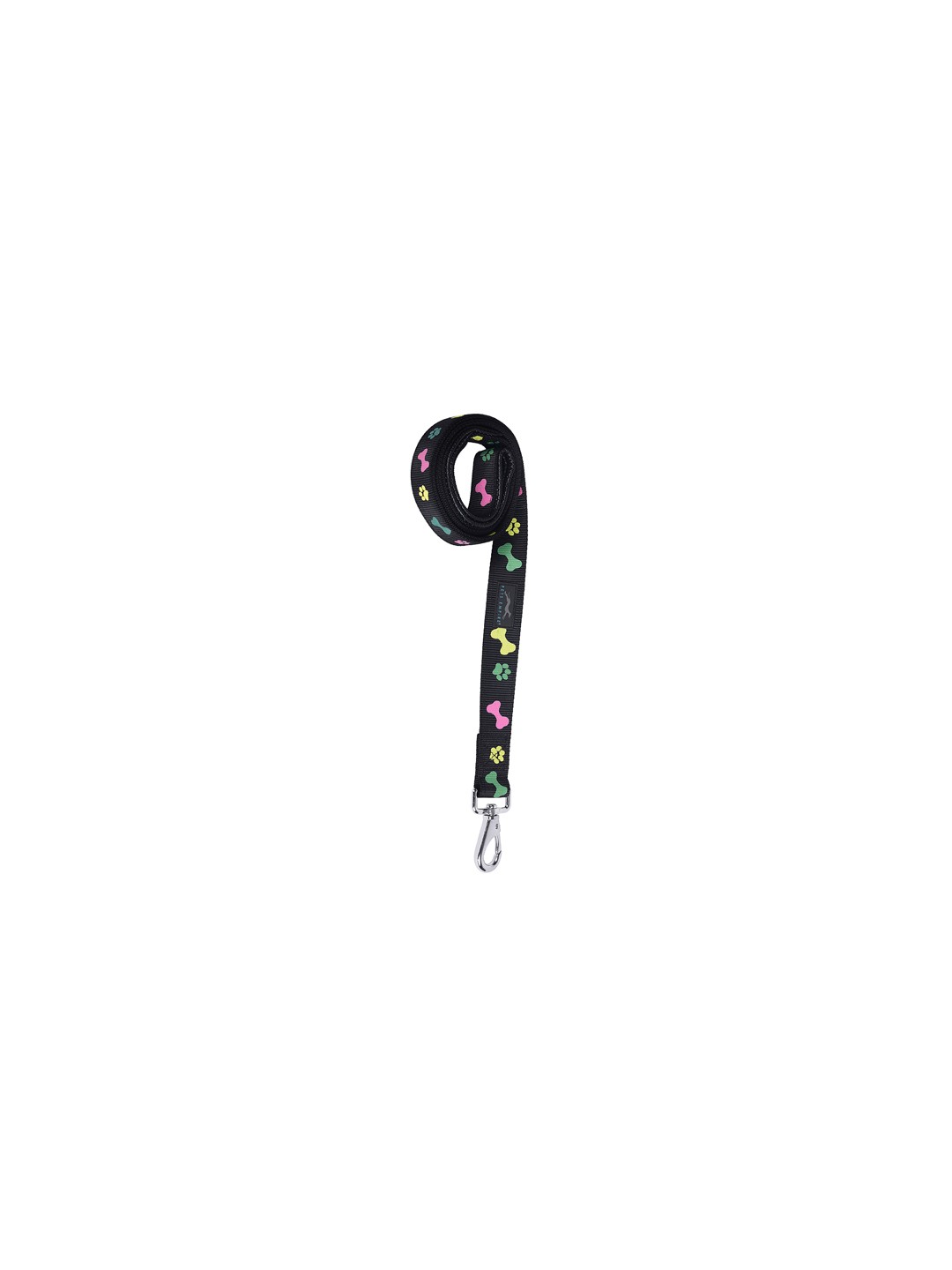 

PETS EMPIRE Black & Blue Printed Nylon Dog Training Lead