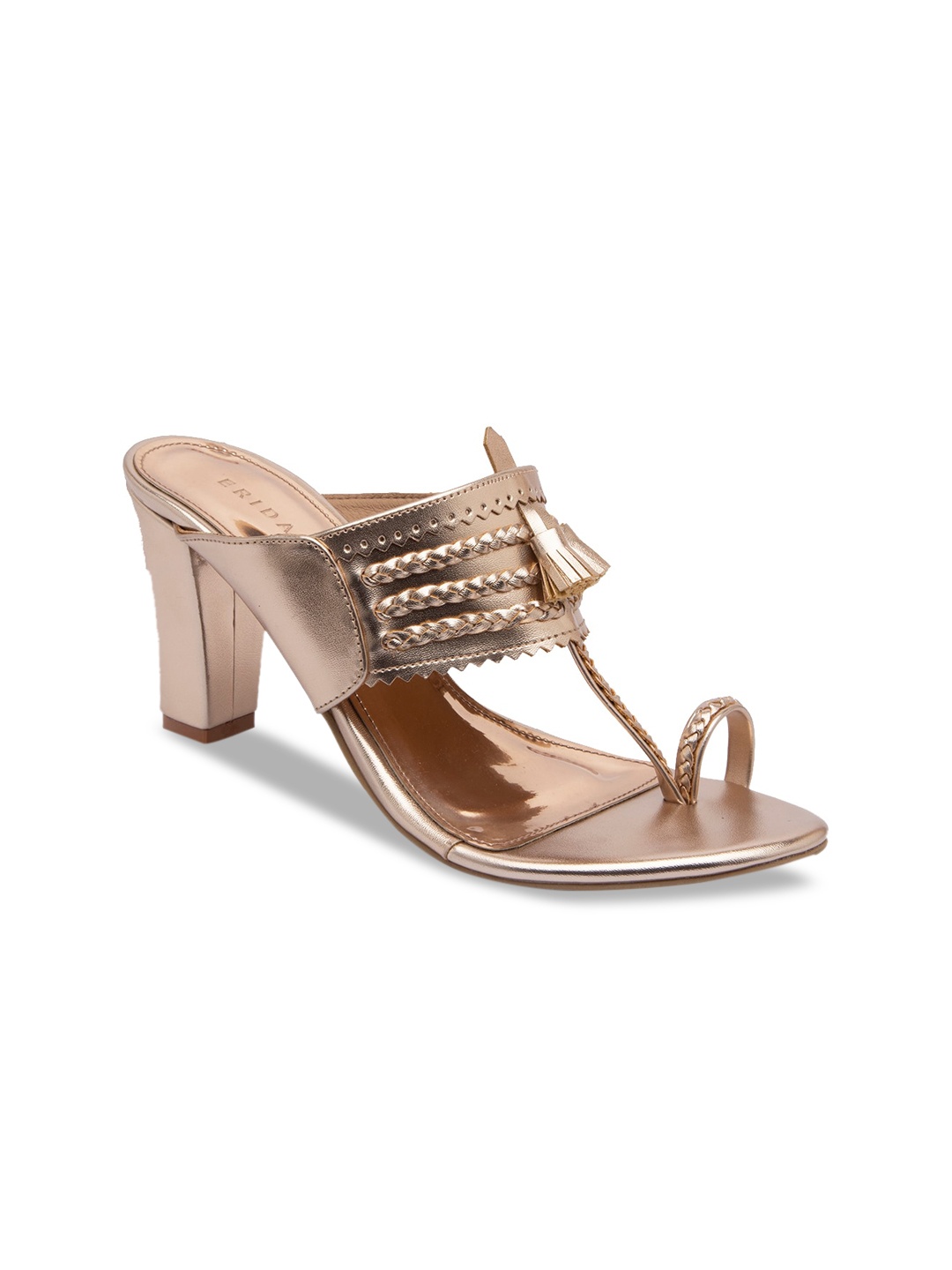 

ERIDANI Women Rose Gold Embellished Sandals