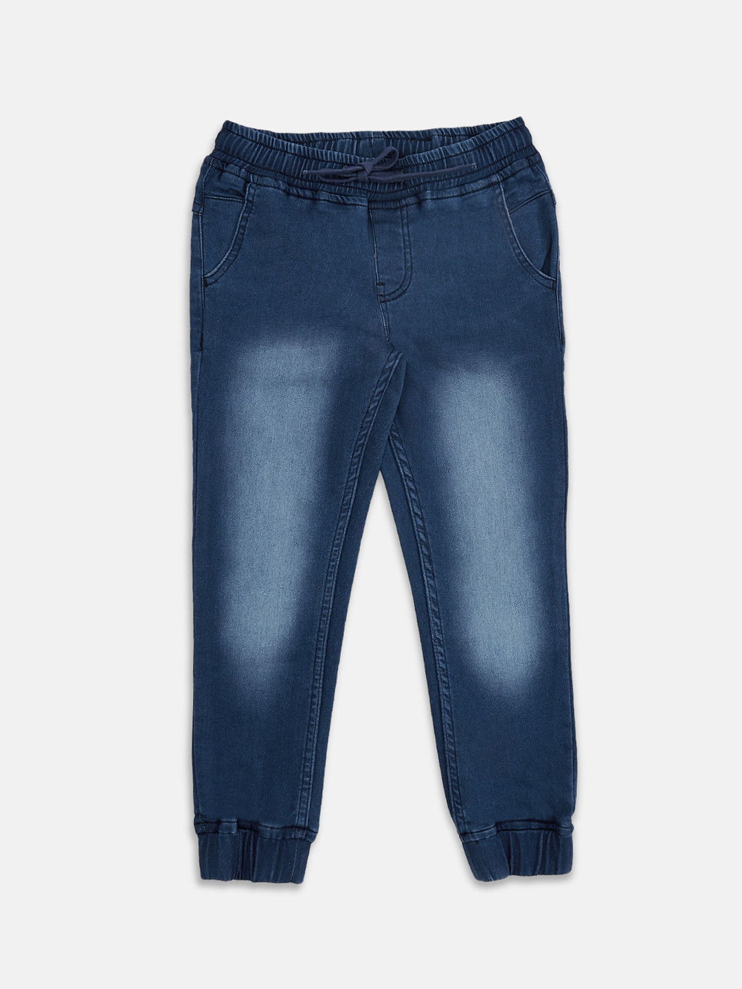 Pantaloons Junior Boys Blue Tapered Fit Mid-Rise Clean Look Jeans