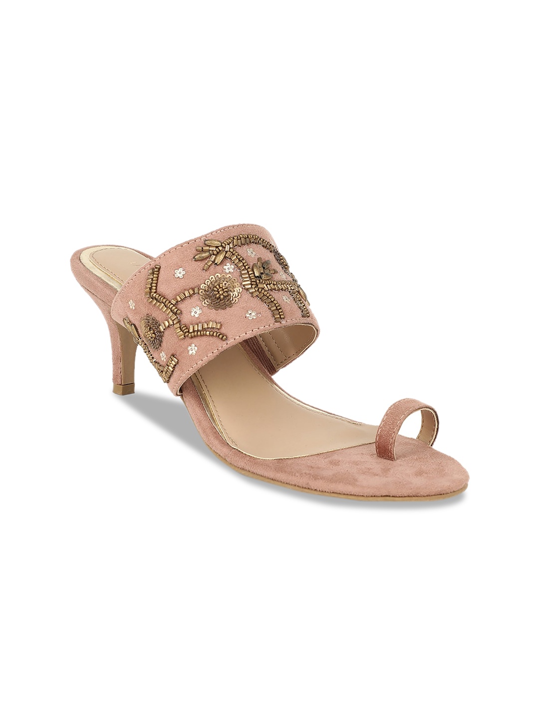 

Marie Claire Women Nude-Coloured Woven Design Sandals