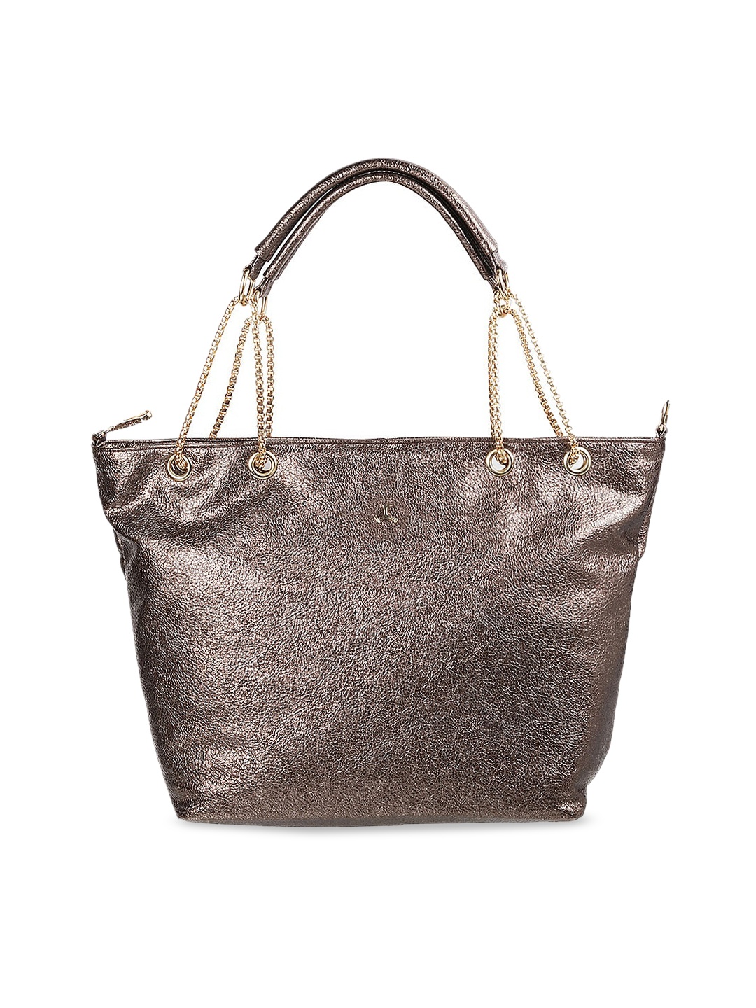 

Mochi Women Bronze-Toned Self Design Hobo Bag