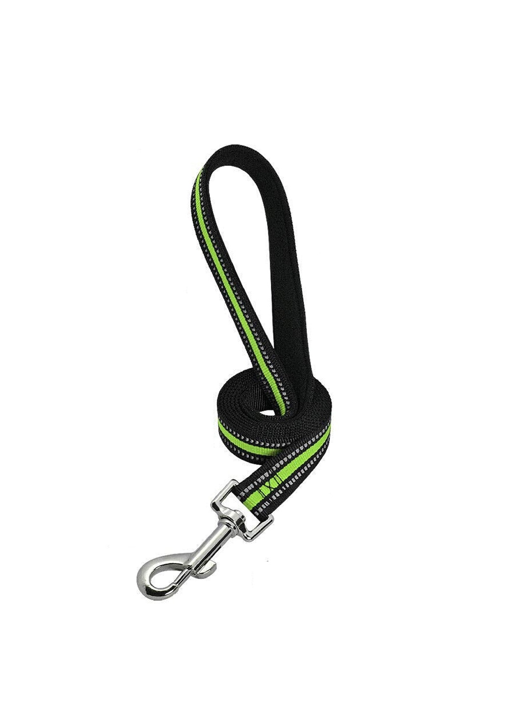 

PETS EMPIRE Black & Green Self Design Reflective Dog Training Leash