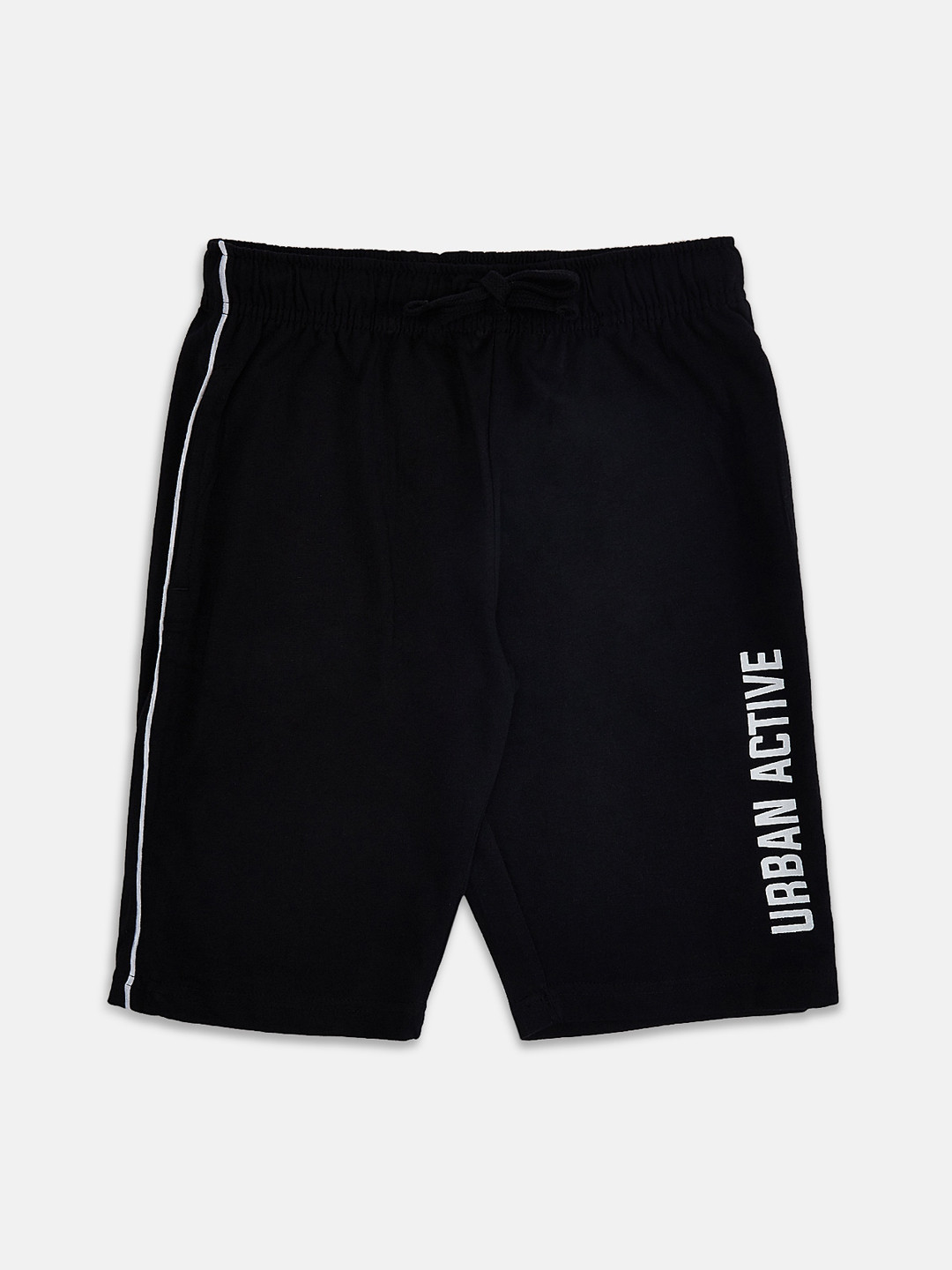 

Pantaloons Junior Boys Black Solid Regular Fit Regular Shorts