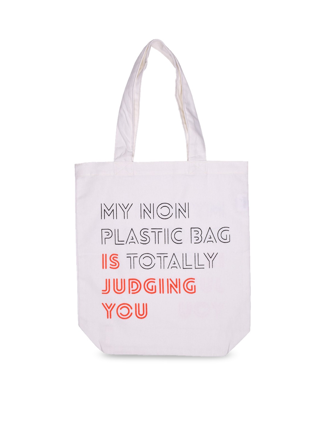 

Doodle Eco Carry Printed Cotton Tote Bag, White