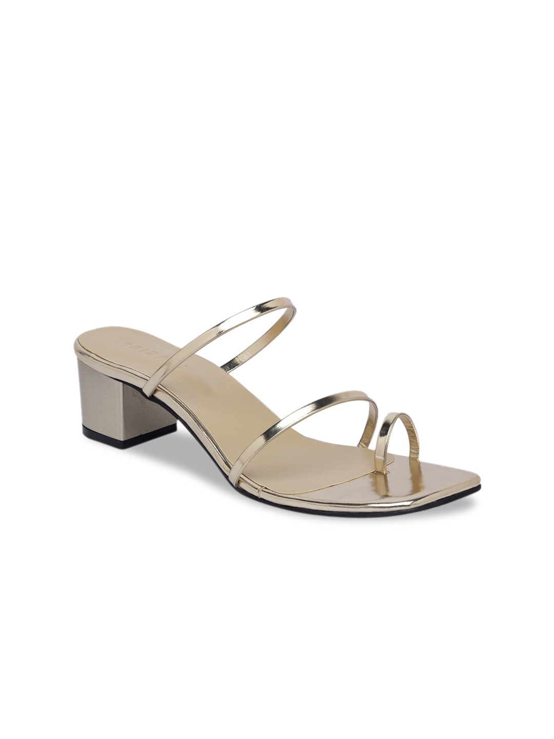 

ERIDANI Women Gold-Toned Solid Heels