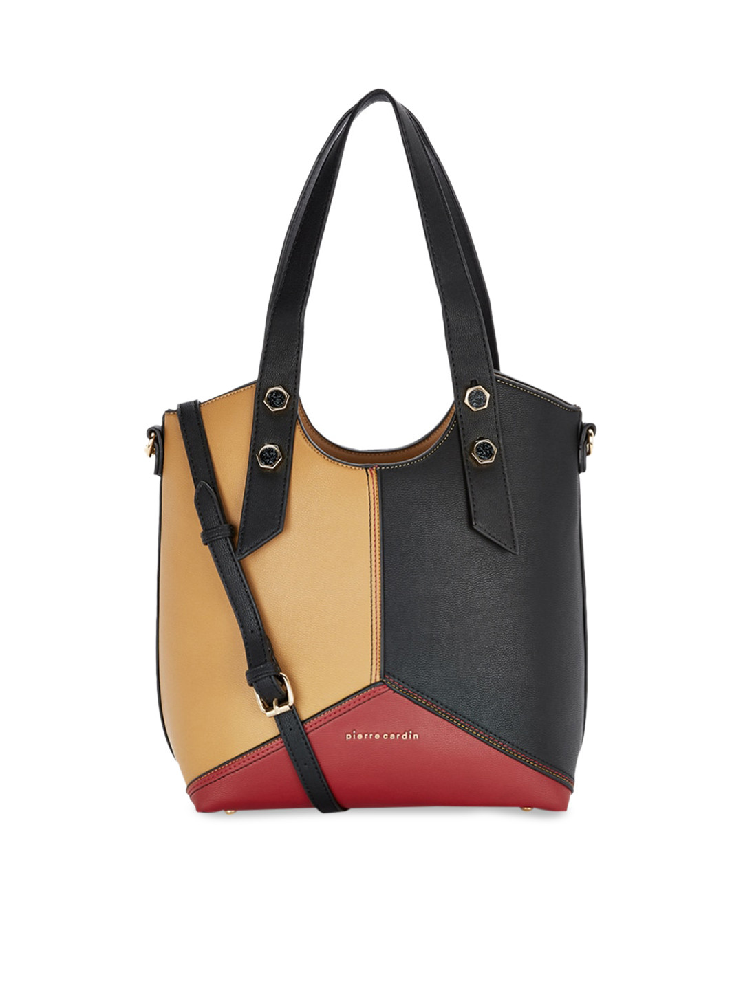 

pierre cardin Multicoloured Colourblocked Handheld Bag, Multi