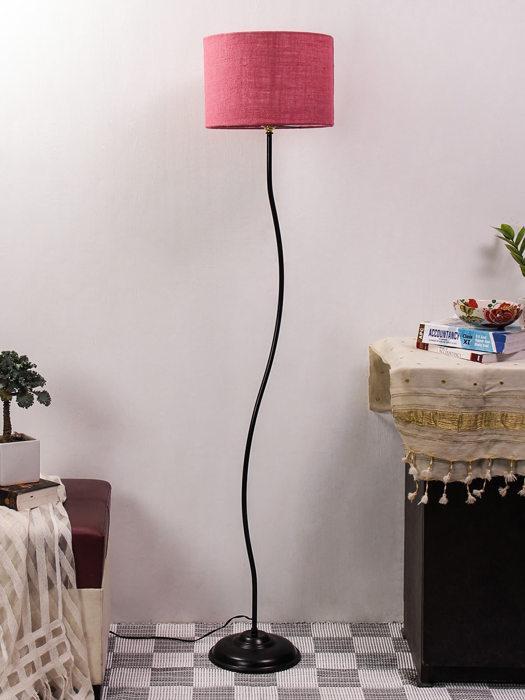 

Devansh Pink Solid Contemporary Club Lamp